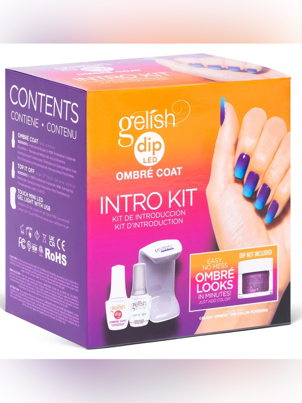 Gelish Dip LED Ombré Coat Intro Kit